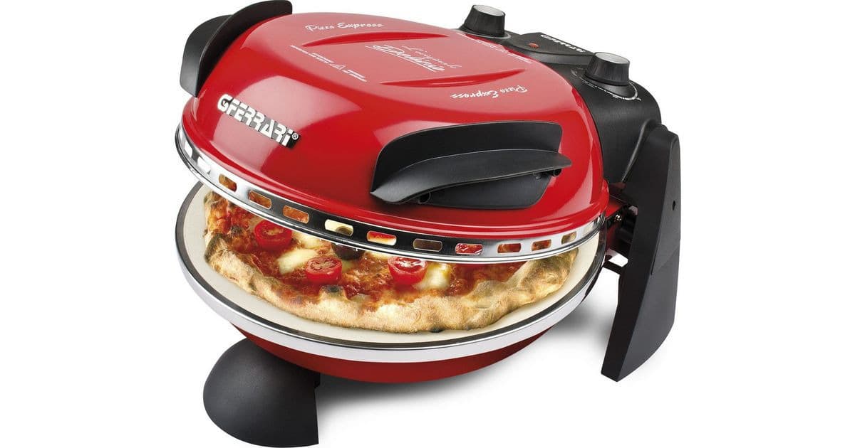 G3Ferrari Pizzeria Snack Napoletana G10032 Παρασκευαστής Πίτσας 1200W με Χωρητικότητα 1lt Κόκκινος 4
