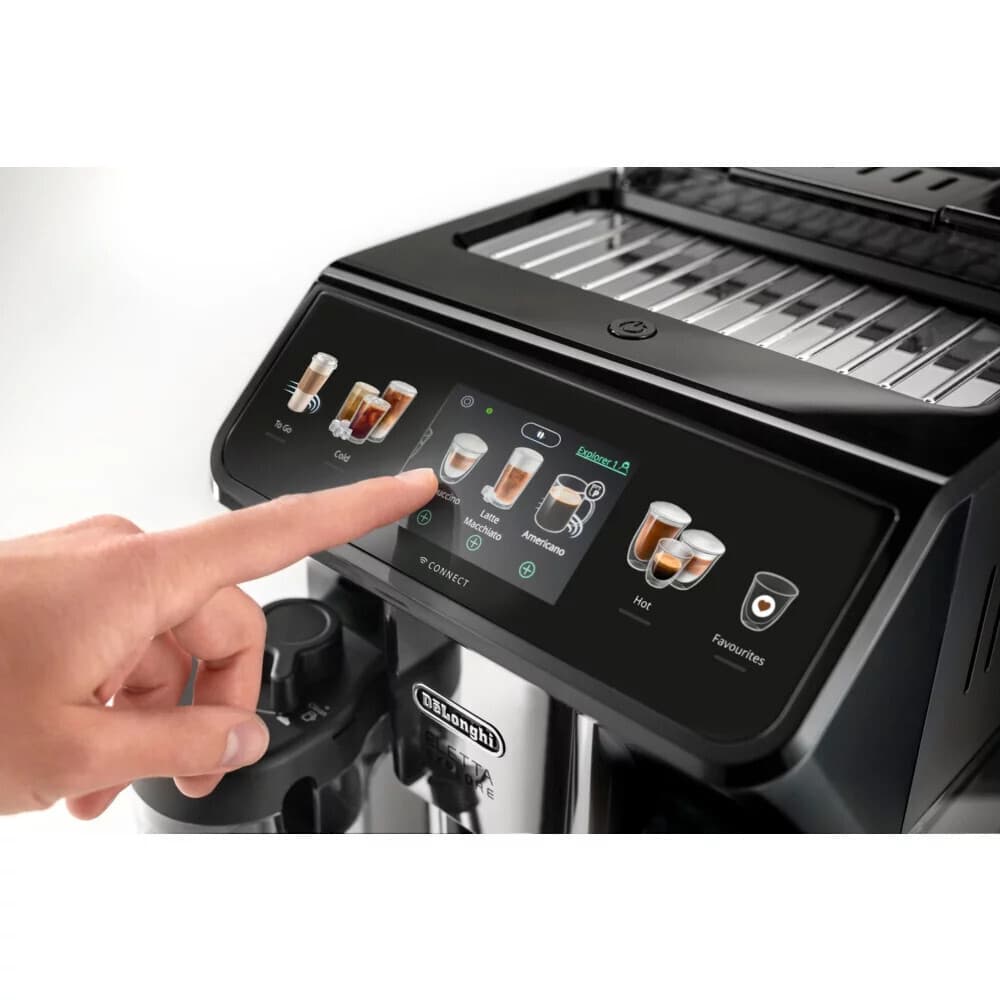 De'Longhi Explore Αυτόματη Μηχανή Espresso 1450W Πίεσης 15bar με Μύλο Άλεσης Μαύρη ECAM450.65.G 7