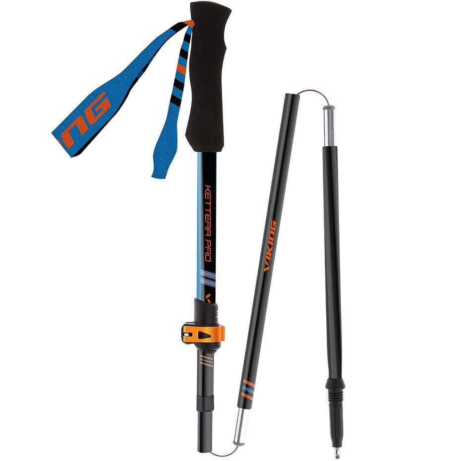 Viking Kettera Pro Τηλεσκοπικό Μπατόν Ορειβασίας Αλουμινίου 1τμχ Μαύρο (610-22-7712-15-UNI)