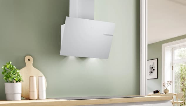 Bosch Απορροφητήρας Καμινάδα 60cm Λευκός DWK65DK20 2
