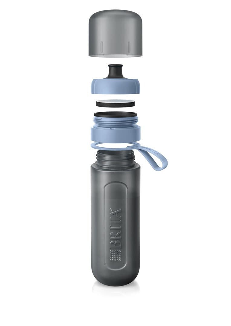 Brita Active Παγούρι Πλαστικό Ποδηλάτου με Στόμιο και Φίλτρο 600ml Μπλε 11