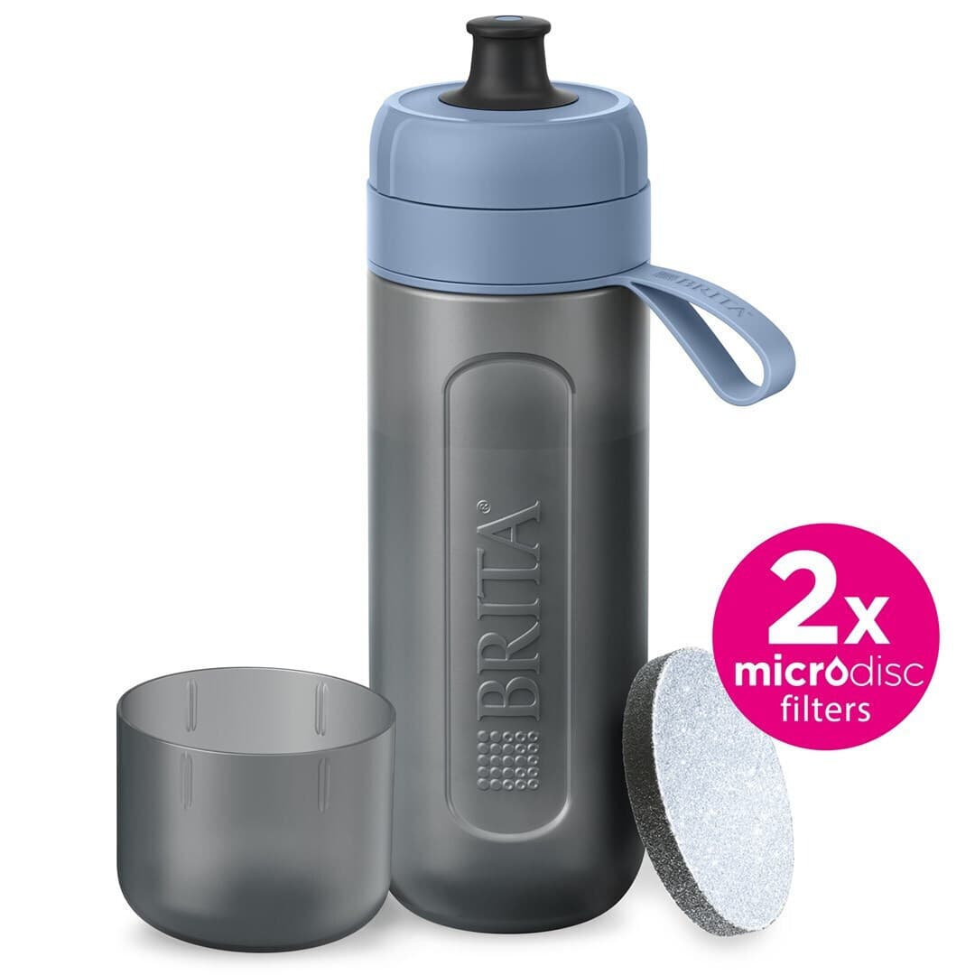 Brita Active Παγούρι Πλαστικό Ποδηλάτου με Στόμιο και Φίλτρο 600ml Μπλε 14