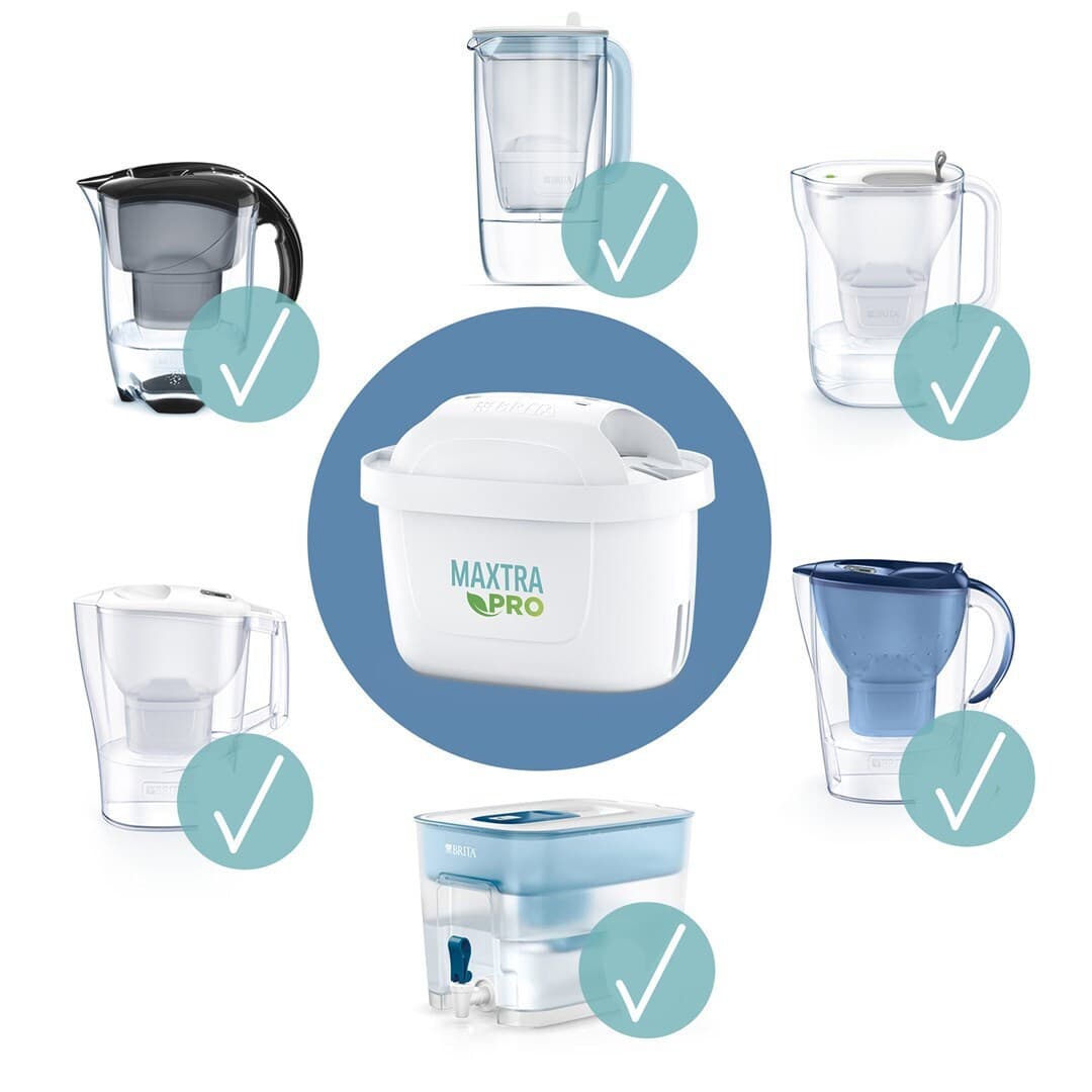 Brita Ανταλλακτικό Φίλτρο Νερού για Κανάτα Maxtra Pro Pure 1051759 4τμχ 3