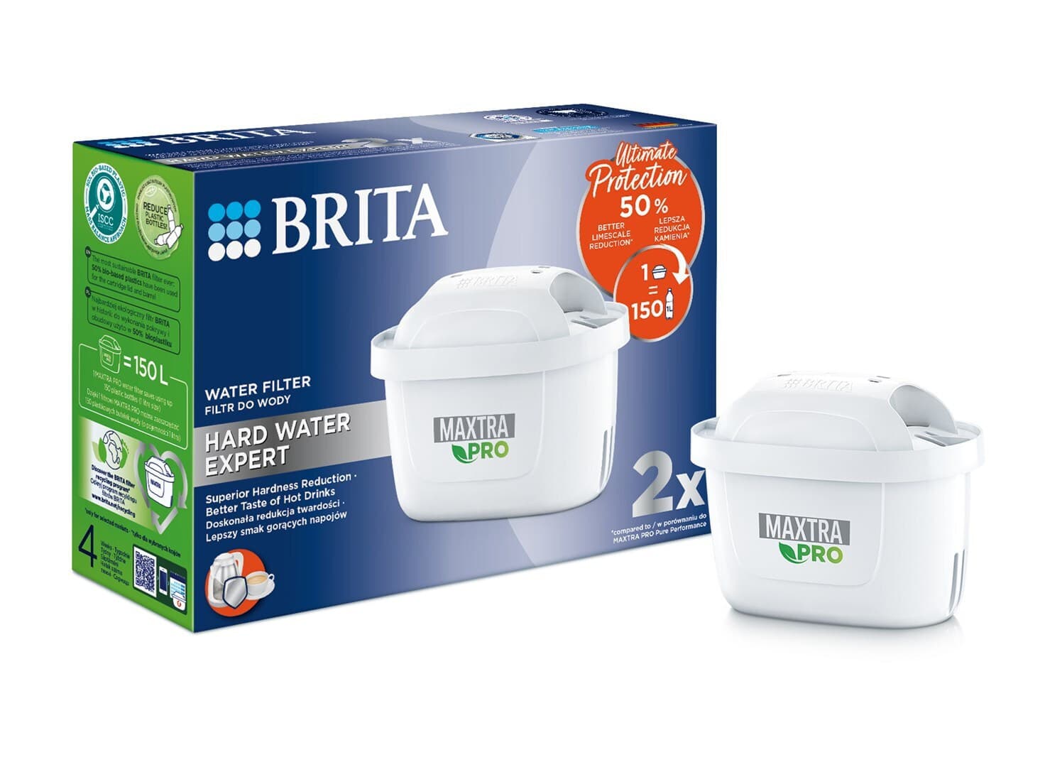 Brita Ανταλλακτικό Φίλτρο Νερού για Κανάτα Maxtra Pro Hard 2τμχ 4