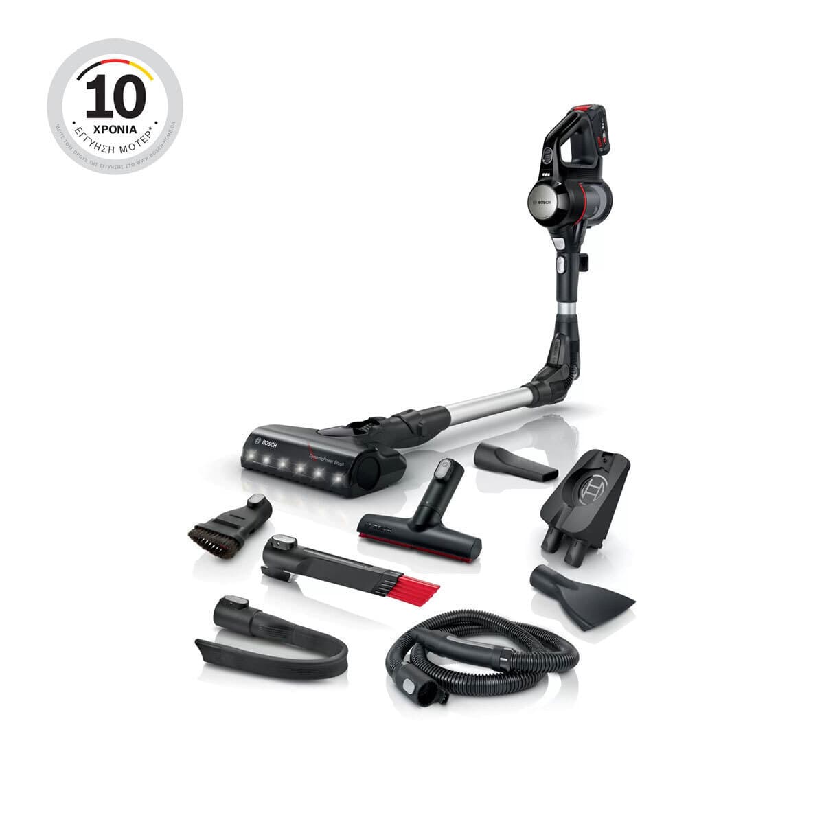 Bosch Unlimited 7 Επαναφορτιζόμενη Σκούπα 2 σε 1 Stick & Χειρός 18V Μαύρη 5