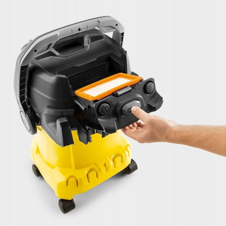 Karcher KWD 6 P V-25/6/22 Σκούπα Υγρών / Στερεών 2000W με Πλαστικό Κάδο 25lt 4