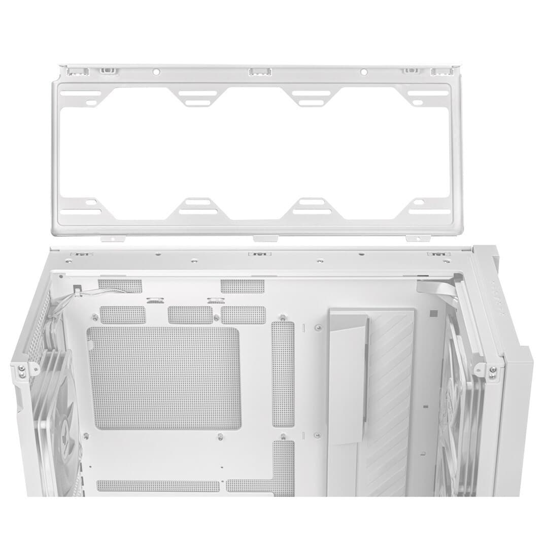 Asus TUF Gaming GT302 ARGB Midi Tower Κουτί Υπολογιστή με Πλαϊνό Παράθυρο Λευκό 7