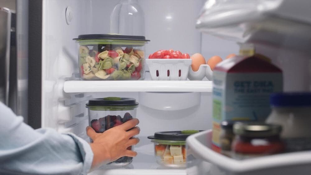 FoodSaver Βάζο Γενικής Χρήσης με Καπάκι Πλαστικό Μαύρο 1800ml 2
