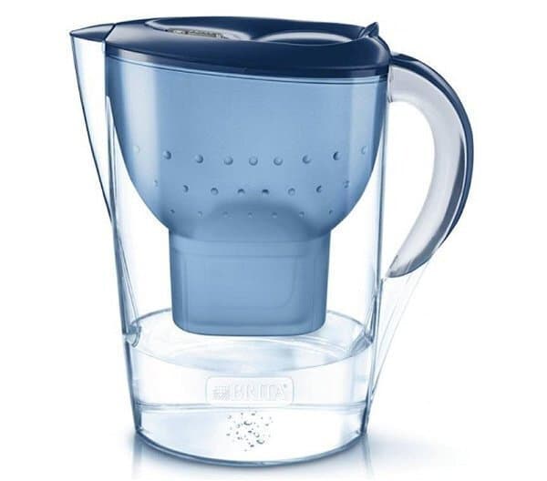Brita Marella Κανάτα Σερβιρίσματος Πλαστική Blue με Φίλτρο 2400ml 1052799