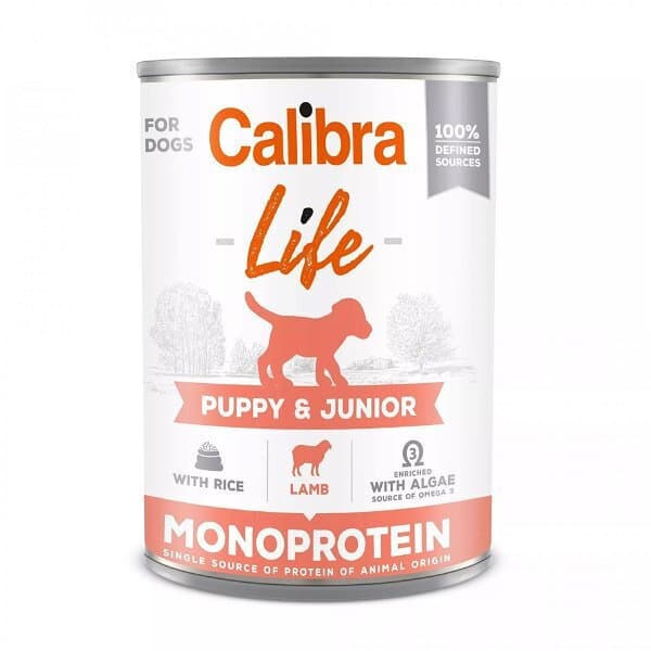 Calibra Life Υγρή Τροφή για Κουτάβια με Αρνί 400gr 2