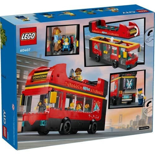 LEGO City Red Double-decker Sightseeing Bus για 7+ Ετών 384τμχ 60407 11