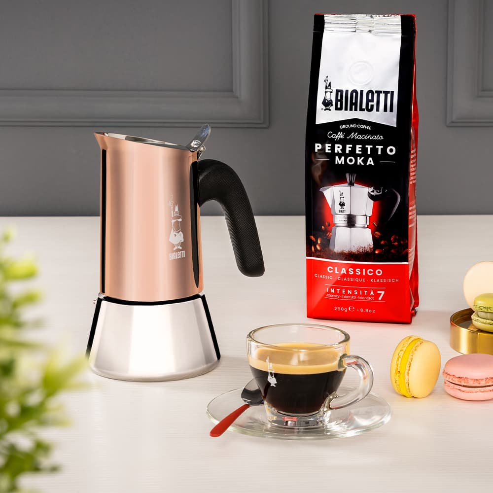Bialetti Venus New Μπρίκι Espresso 6cups Inox Copper 0007285/CN 5