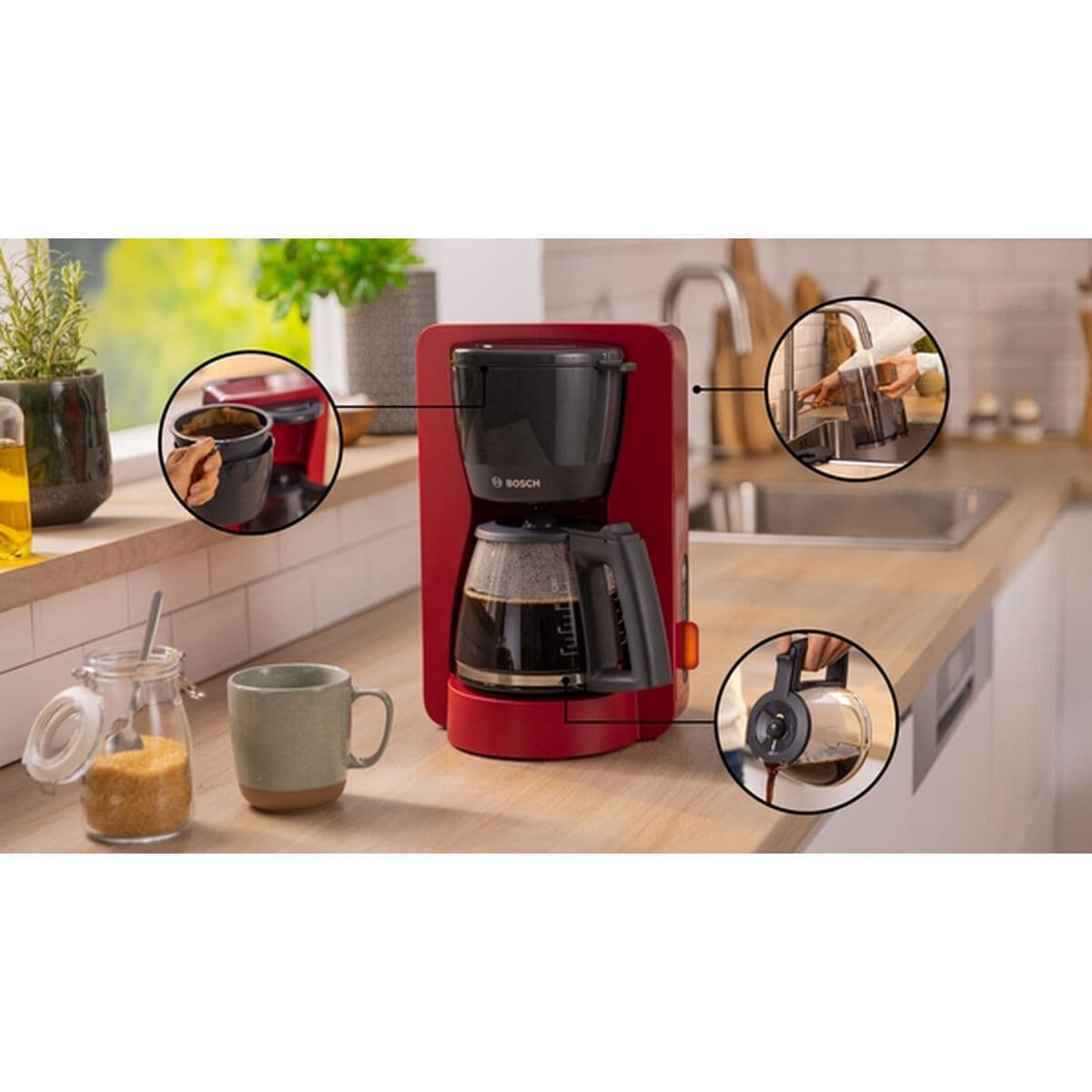 Bosch MyMoment TKA3M134 Καφετιέρα Φίλτρου 1200W 3
