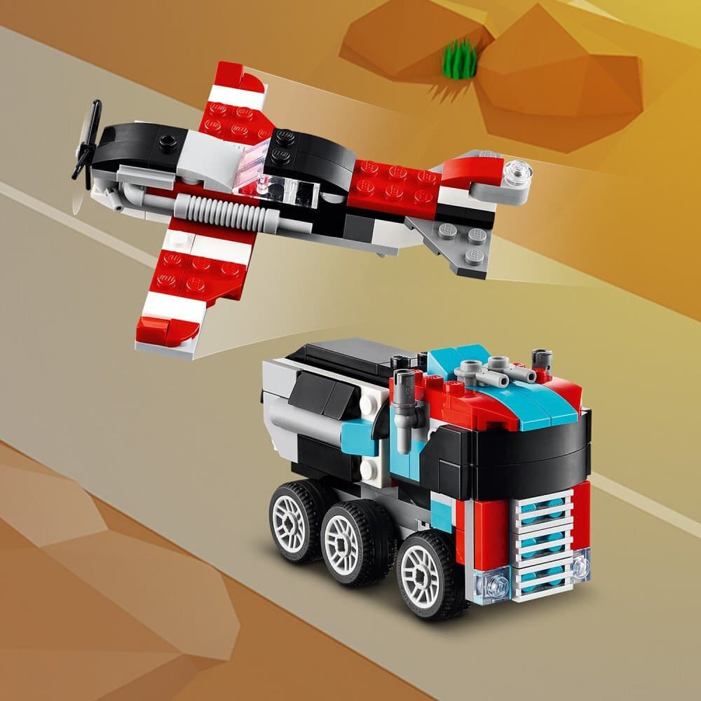 LEGO Creator Flatbed Truck With Helicopter για 7+ Ετών 270τμχ 31146 9
