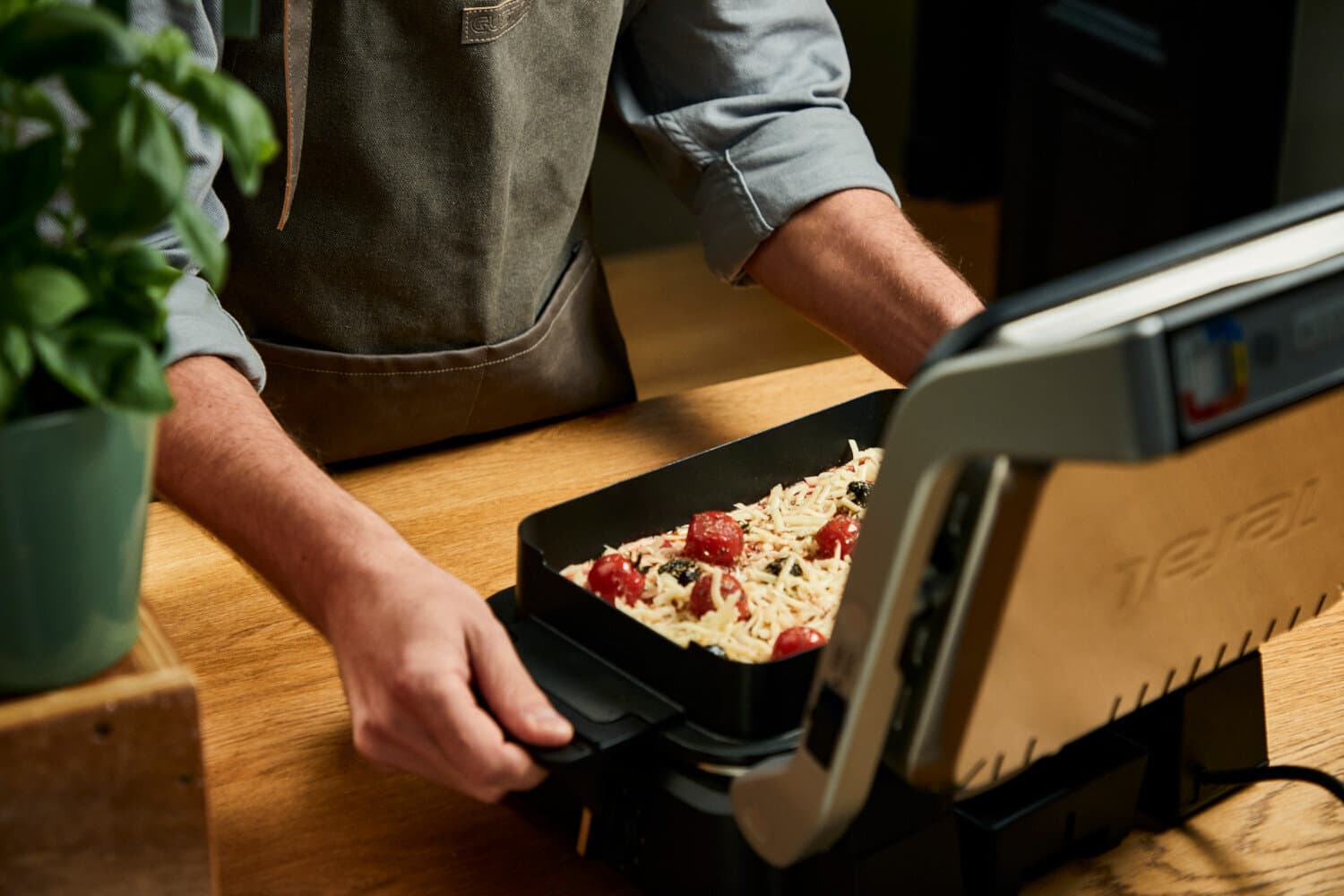 Tefal Optigrill 4-in-1 Επιτραπέζια Ηλεκτρική Ψησταριά Λείας και Αυλακωτής Πλάκας 2100W Ανοξείδωτη με Καπάκι και Ρυθμιζόμενο Θερμοστάτη GC774D30 8