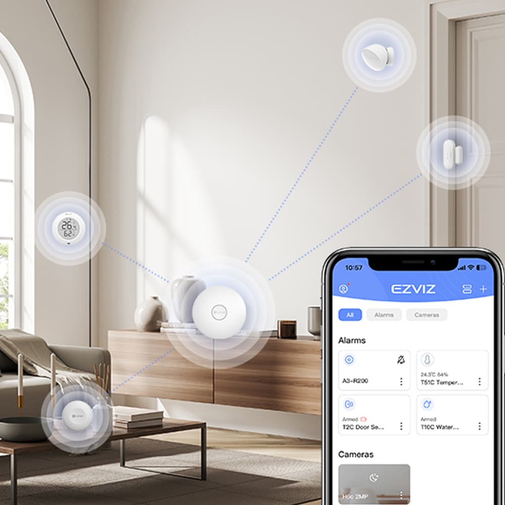 Ezviz A3 Home Gateway Smart Gateway Wi-Fi / Bluetooth / Zigbee Συμβατό με Matter 3