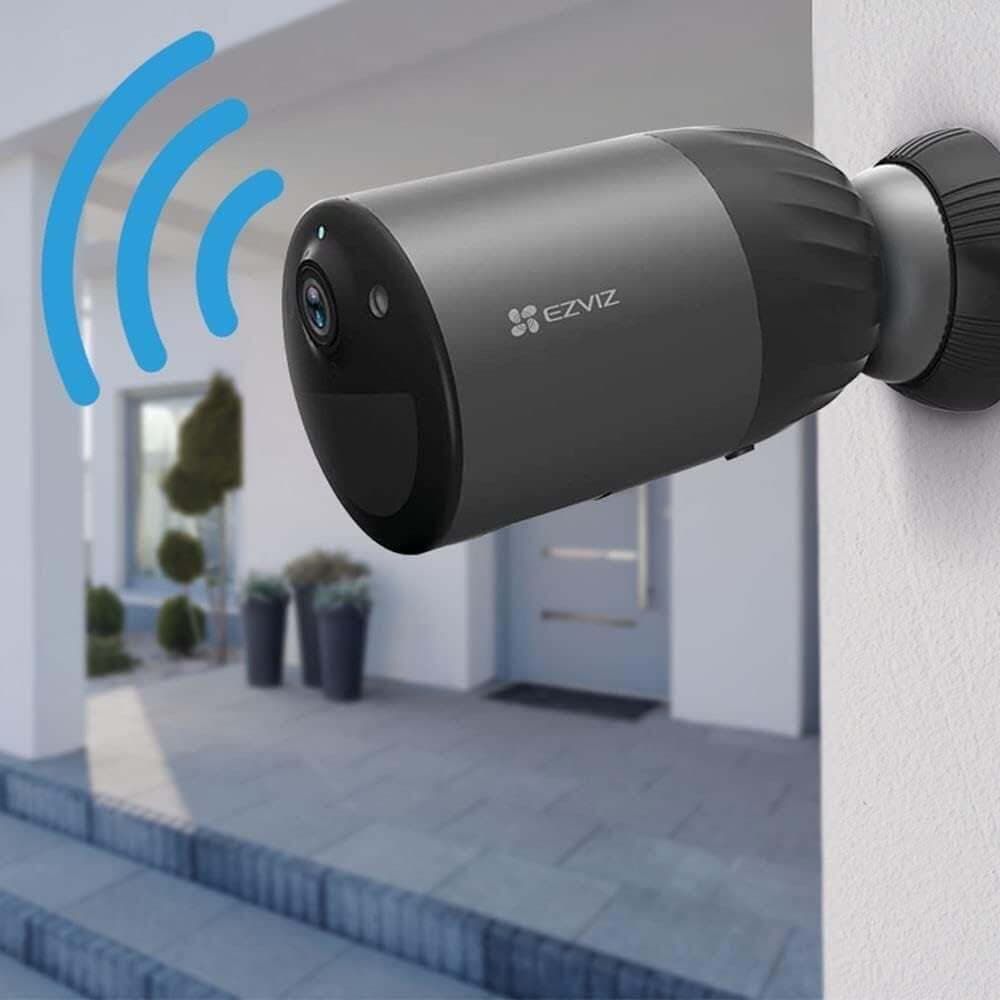 Ezviz BC1C 4K & Solar Panel F Kit IP Κάμερα Παρακολούθησης Wi-Fi 4K Αδιάβροχη Μπαταρίας με Αμφίδρομη Επικοινωνία και Φακό 2.8mm 4