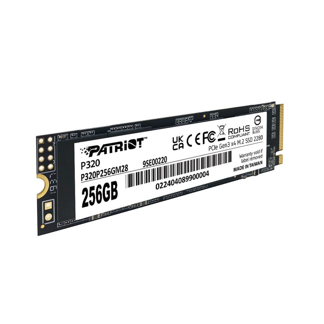 Patriot Viper P320 SSD 256GB τύπου M.2 με σύνδεση PCI Express 3.0 P320P256GM28 4