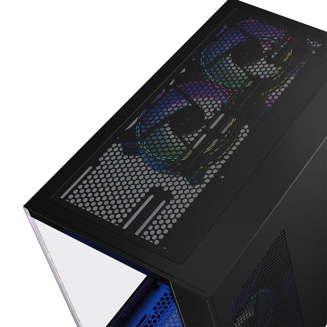 Modecom Panorama ARGB 5F Gaming Midi Tower Κουτί Υπολογιστή με Πλαϊνό Παράθυρο Μαύρο 4