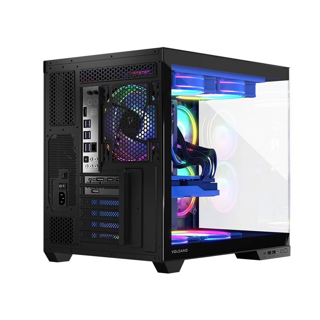 Modecom Panorama ARGB 5F Gaming Midi Tower Κουτί Υπολογιστή με Πλαϊνό Παράθυρο Μαύρο 7