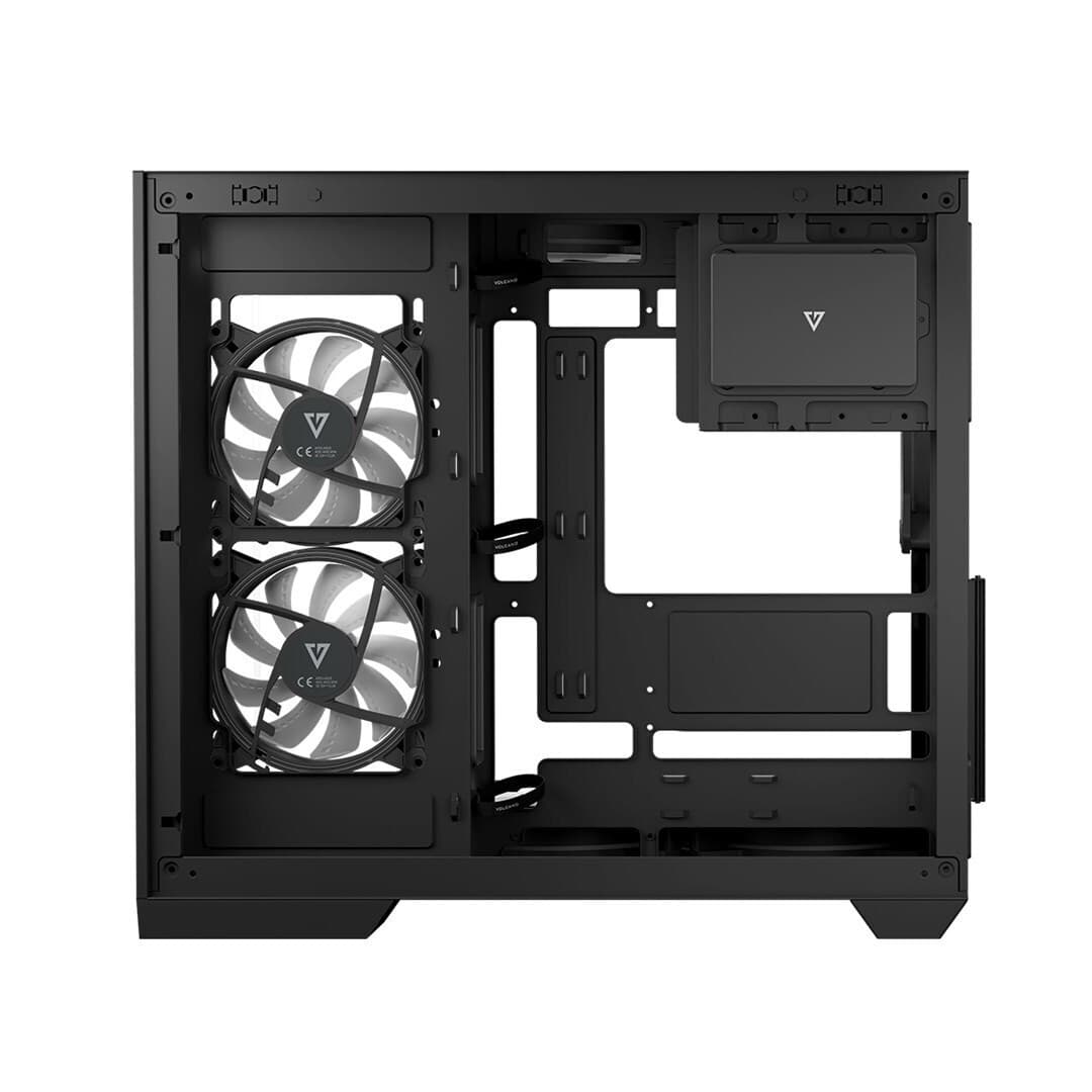Modecom Panorama ARGB 5F Gaming Midi Tower Κουτί Υπολογιστή με Πλαϊνό Παράθυρο Μαύρο 9