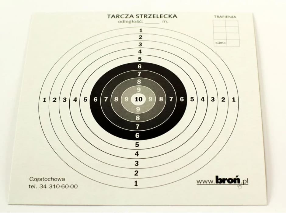 Paper discs Χάρτινος Στόχος Σκοποβολής & Τοξοβολίας 17x17εκ. 3.1717 3