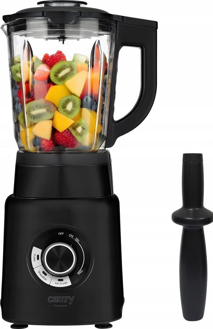Adler Μπλέντερ με Γυάλινη Κανάτα 1.7 lt 1200W Μαύρο CR 4089 4