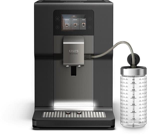 Krups Intuition Preference+ Αυτόματη Μηχανή Espresso 1450W Πίεσης 15bar με Μύλο Άλεσης Μαύρη EA875U10 2