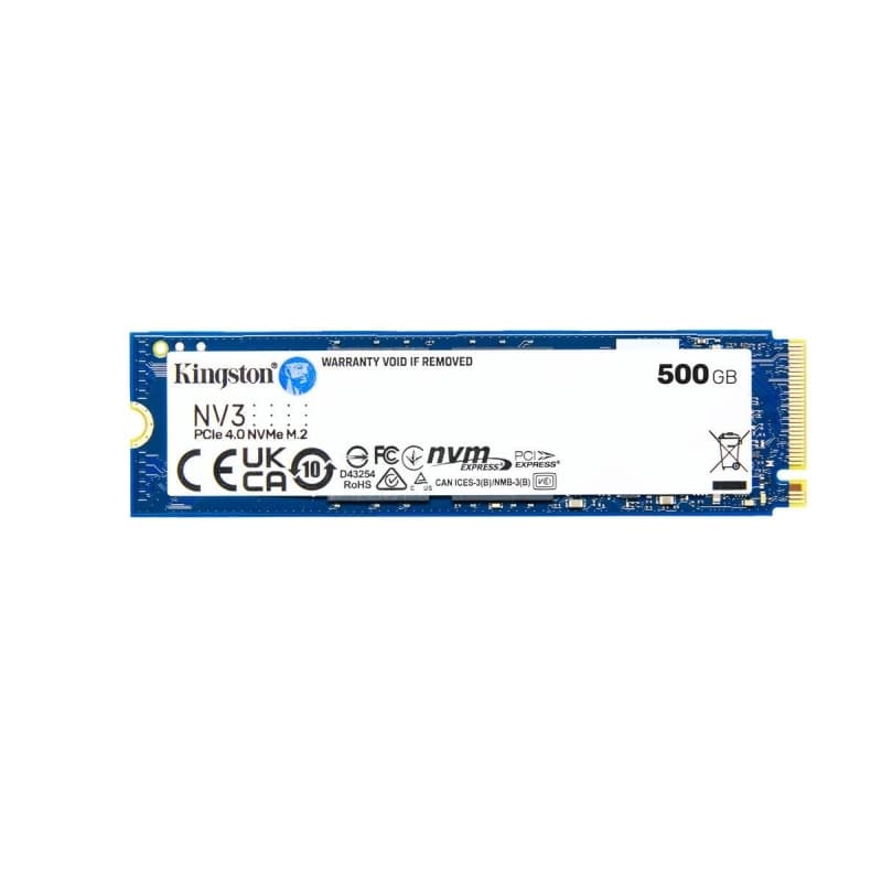 Kingston Nv3 SSD 500GB τύπου M.2 με σύνδεση PCI Express 4.0 SNV3S/500G 2
