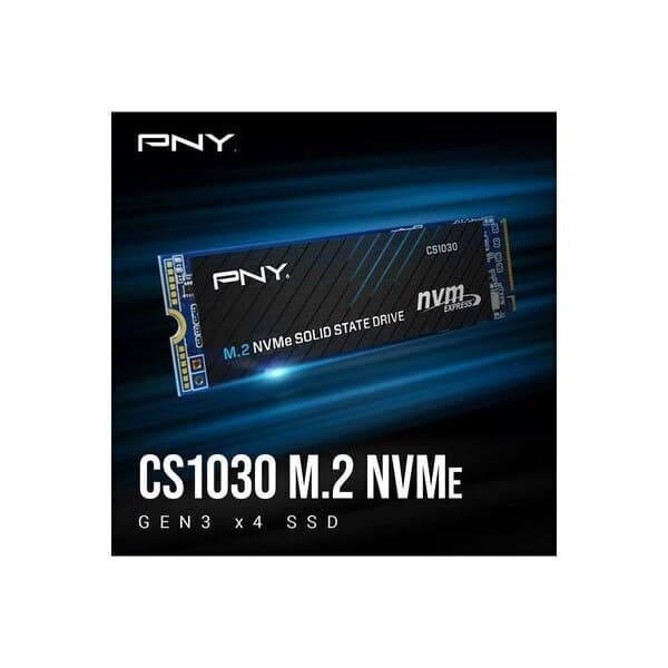 PNY CS1030 SSD 500GB τύπου M.2 με σύνδεση PCI Express 3.0 M280CS1030-500-RB Bulk 3