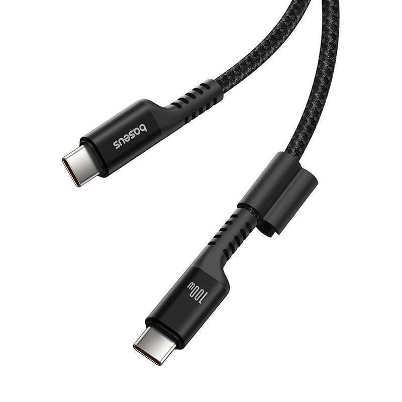 Baseus Charging Spiral USB 2.0 Cable USB-C male - USB-C 100W PD Μαύρο 1m P10320203111-00 4