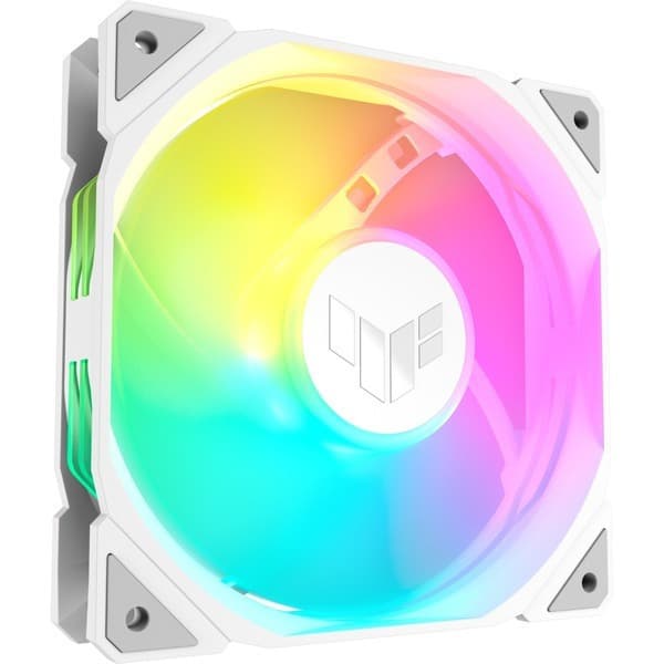 Asus TUF Gaming TR120 Case Fan (2000rpm) με ARGB Φωτισμό και Σύνδεση 4-Pin PWM 3τμχ Λευκό 9