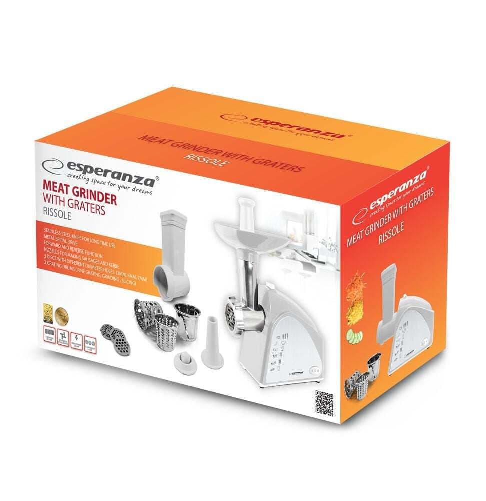 Esperanza EKM034 Μηχανή Άλεσης Κιμά 2200W Γκρι 7