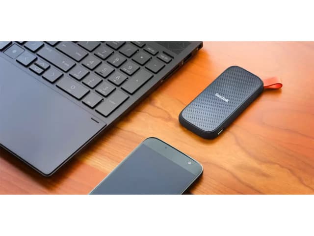 Sandisk Portable SSD USB-A 3.2 1TB 2.5" Μαύρο 10
