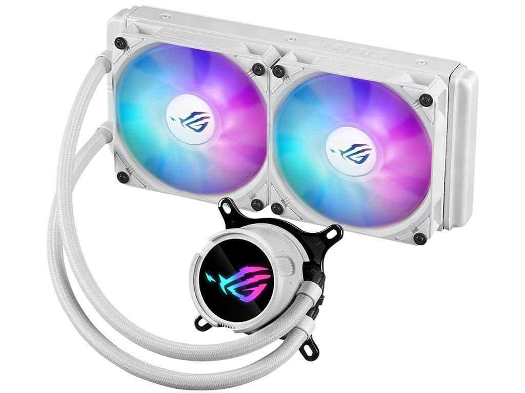 Asus ROG Strix LC III 240 v2 Υδρόψυξη AIO CPU με 2 Ανεμιστήρες 120mm και ARGB Φωτισμό Λευκή 5
