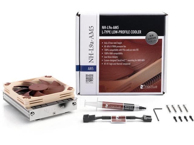 Noctua NH-L9a-AM5 Ψύκτρα Επεξεργαστή για Socket AM5 Λευκή 4