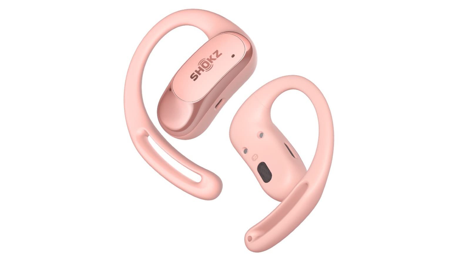 Shokz OpenFit Air Open Ear Bluetooth Handsfree Ακουστικά με Αντοχή στον Ιδρώτα και Θήκη Φόρτισης Ροζ 3