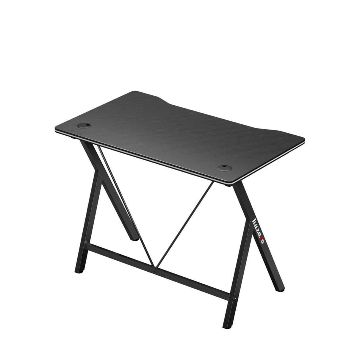 Γραφείο Gaming Hero 1.4 Ξύλινο Black με Μεταλλικά Πόδια 100x50x75εκ. 3