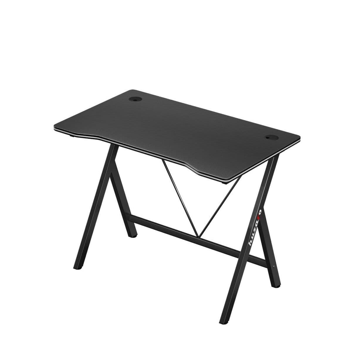 Γραφείο Gaming Hero 1.4 Ξύλινο Black με Μεταλλικά Πόδια 100x50x75εκ. 5
