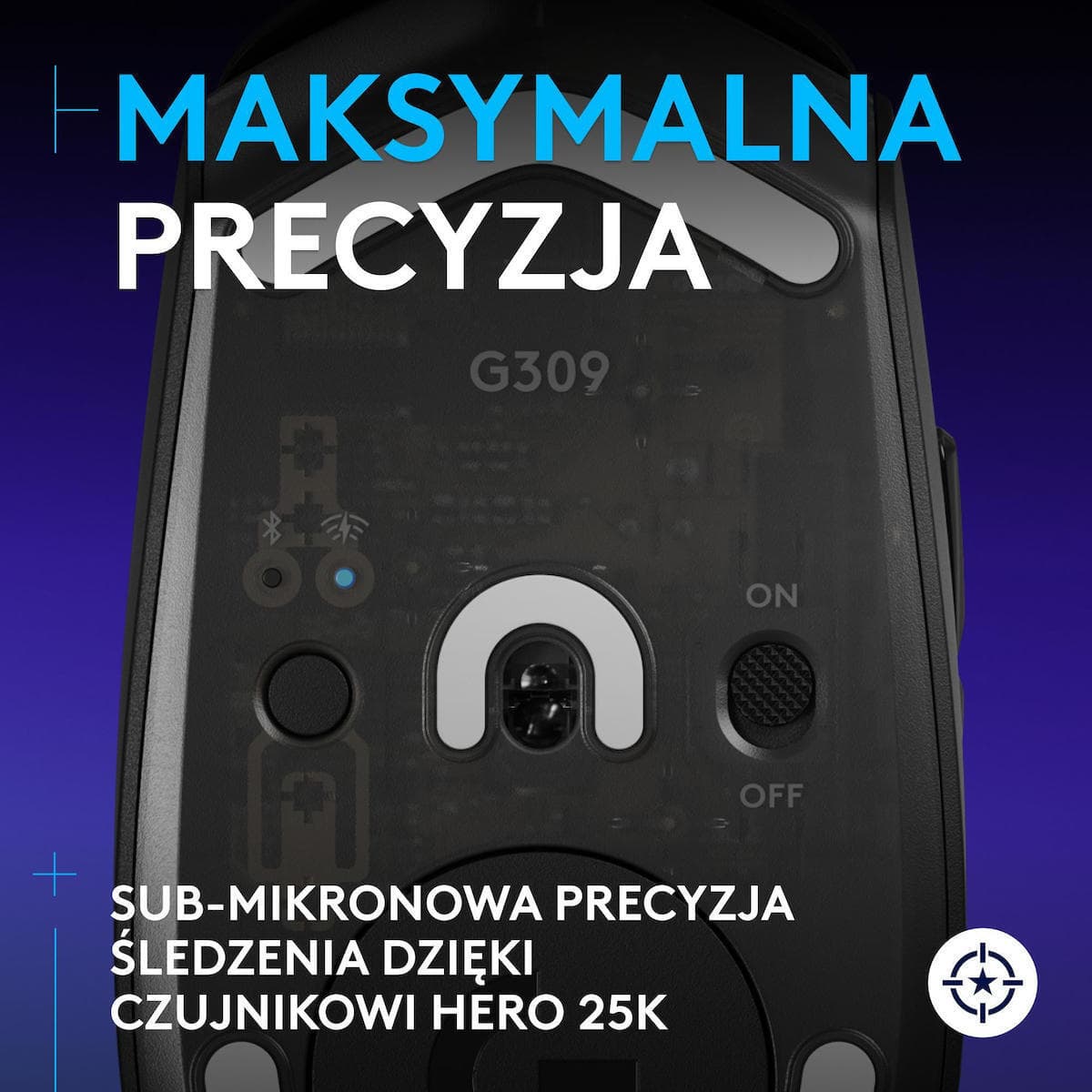 Logitech G309 Lightspeed Ασύρματο Gaming Ποντίκι 25600 DPI Γκρι 10