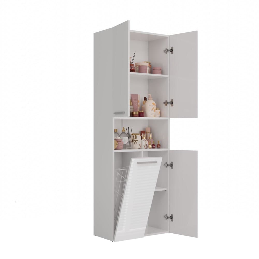 Topeshop Nel 1k Dk Στήλη Μπάνιου Δαπέδου Μ60xΒ30xΥ174cm Λευκή 3