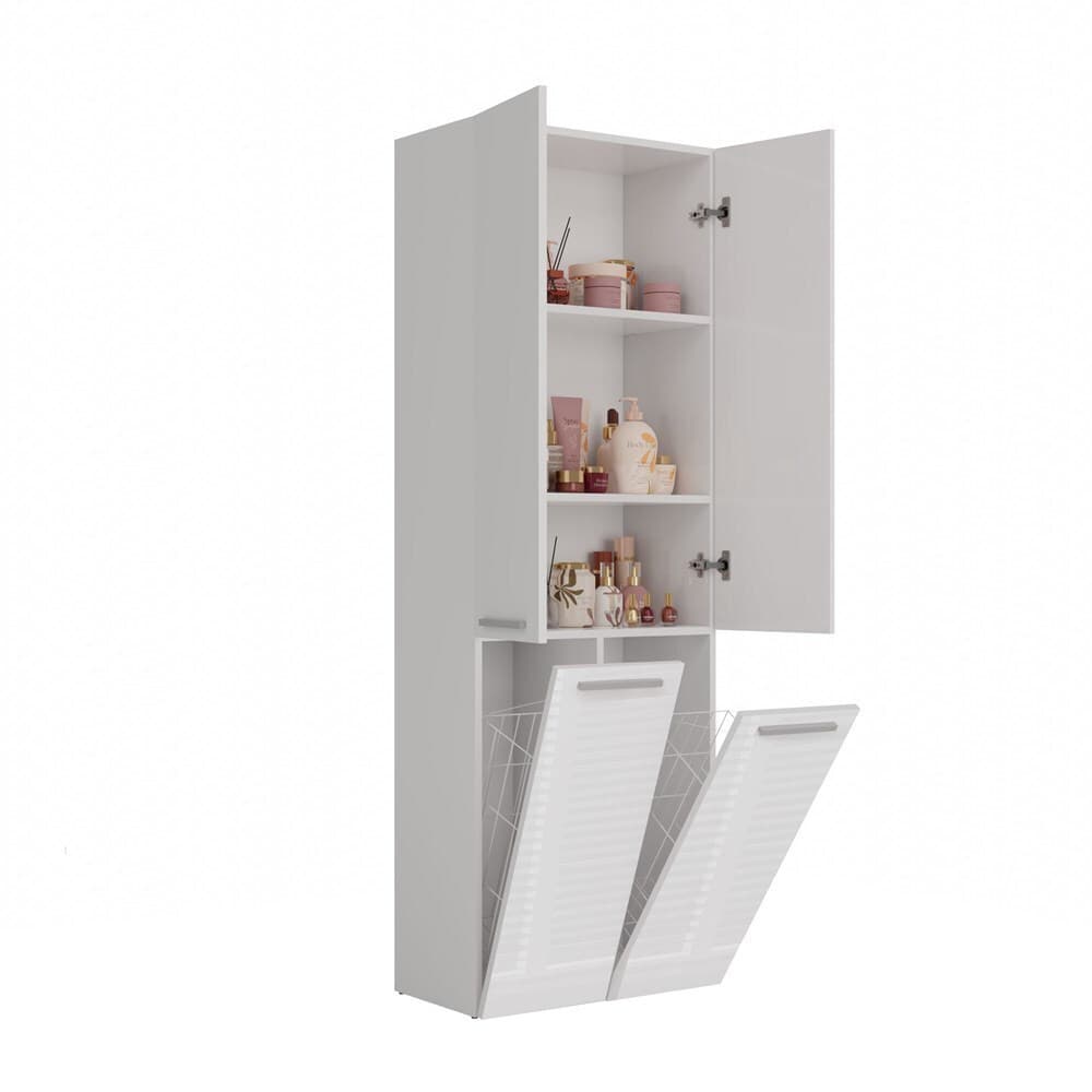 Topeshop NEL 2K DD Στήλη Μπάνιου Δαπέδου Μ60xΒ30xΥ174cm Λευκή 4
