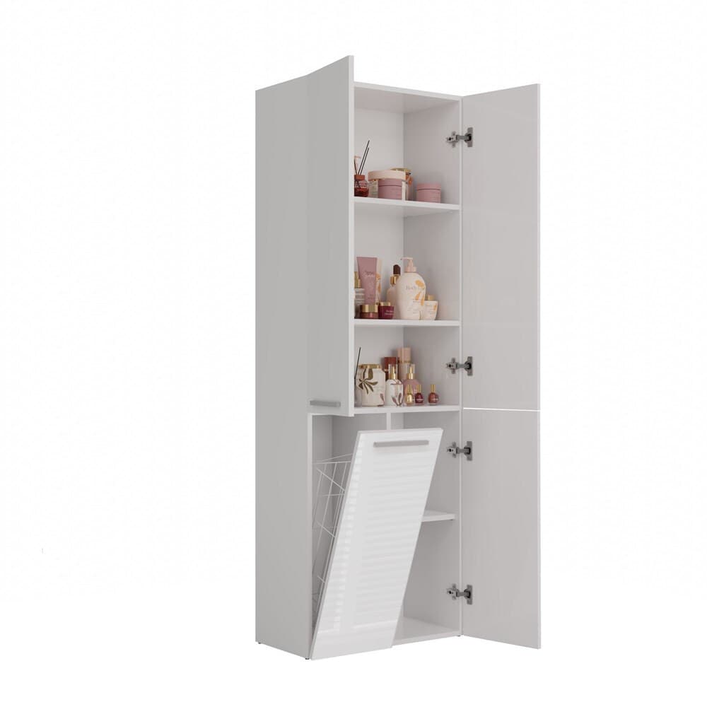 Topeshop Nel Στήλη Μπάνιου Δαπέδου Μ60xΒ30xΥ174cm Λευκή 3