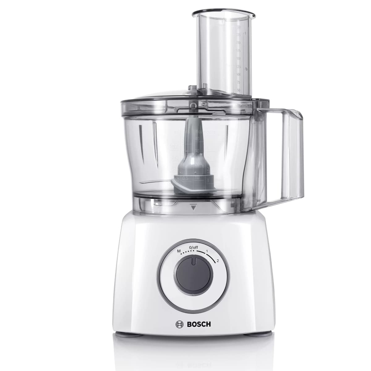 Bosch MultiTalent 3 MCM3200W Πολυμίξερ 800W με Κάδο 2.3lt και Κανάτα Μπλέντερ Λευκό 8