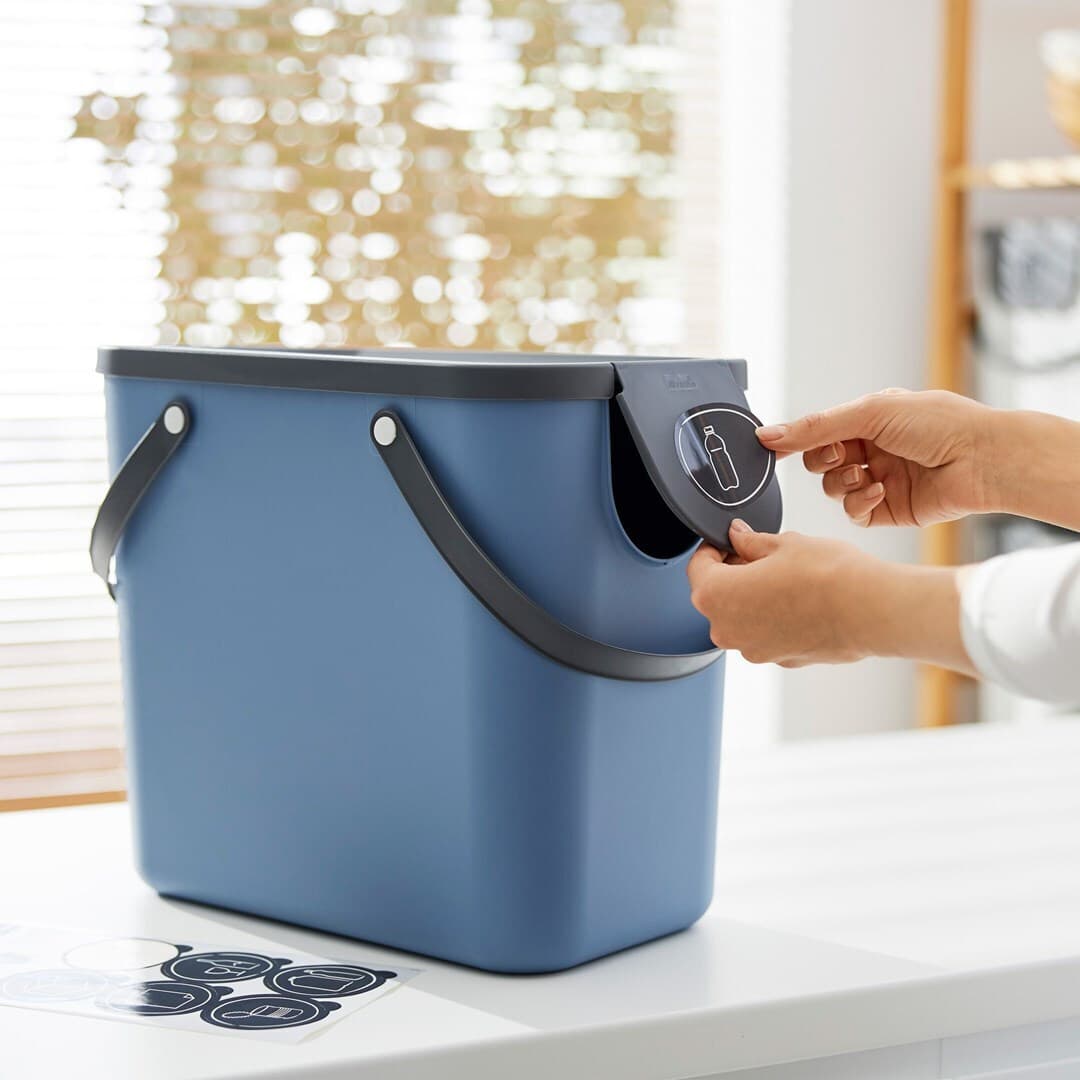 Rotho Babydesign Κάδος Albula Ανακύκλωσης Πλαστικός Μπλε 25lt 6