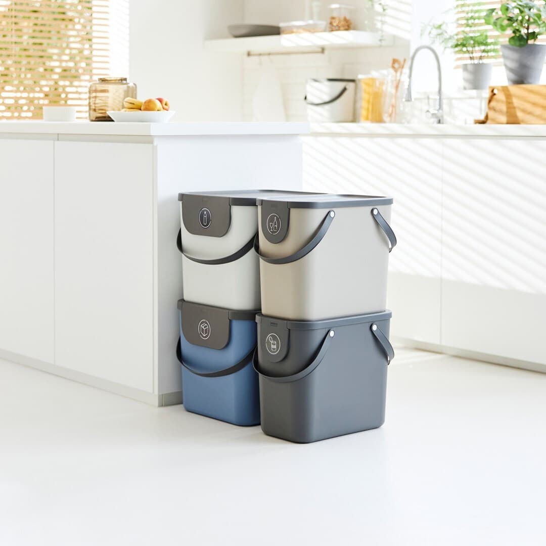 Rotho Babydesign Κάδος Albula Ανακύκλωσης Πλαστικός Μπλε 25lt 5