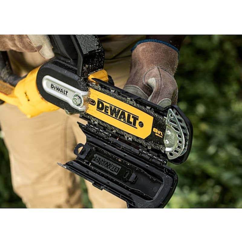 DEWALT Κλαδευτικό Αλυσοπρίονο Μπαταρίας Solo Brushless 18V 2.1kg με Λάμα 20cm DCMPS520N 8