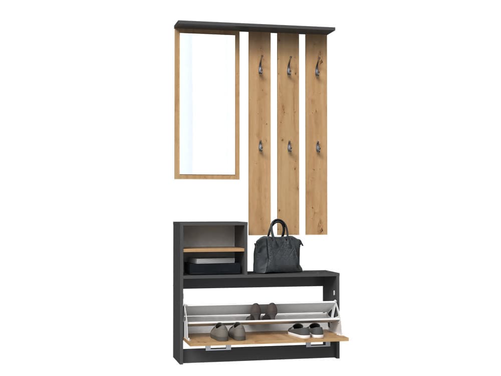 Vera Wardrobe Vera Anthracite Artisan 3