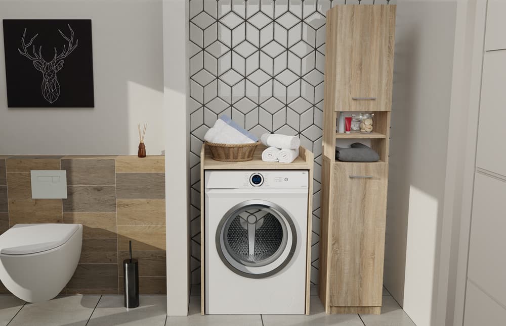 Washing Machine Cabinet Pola Np Sonoma 3