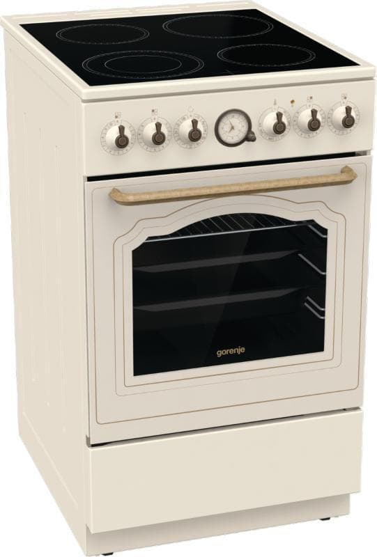 Gorenje GECS5B70CLI Κουζίνα 70lt με Κεραμικές Εστίες Π50εκ. Μπεζ 2